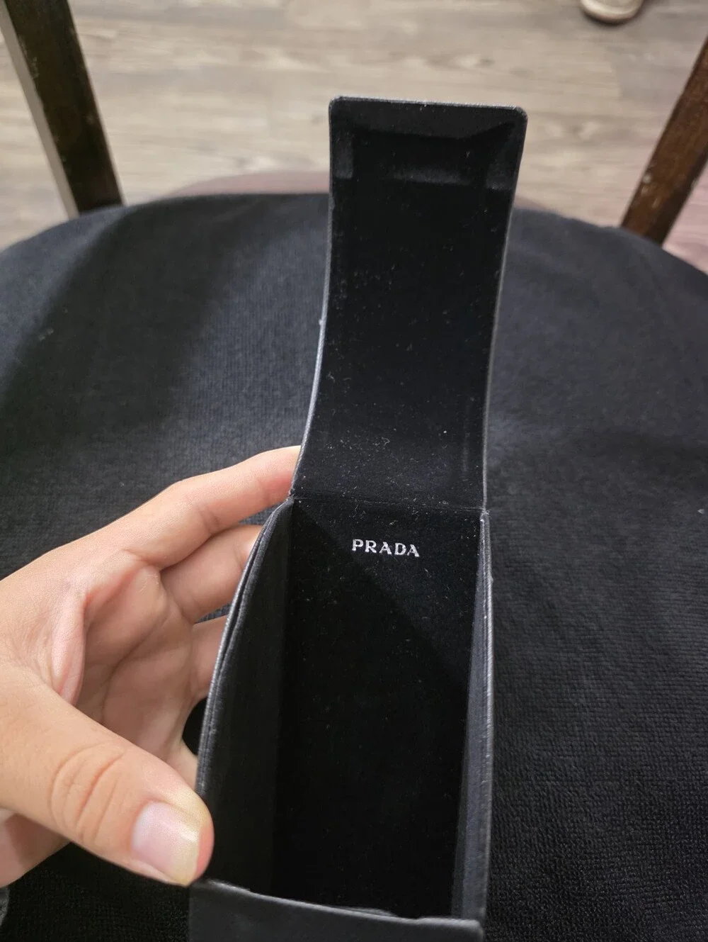 Women's y2k Prada Cream & Brown Lens Sunglasses with Case